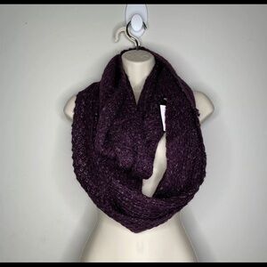 4/$35 Infinity Loose Knit Scarf Sparkly Neck Cover